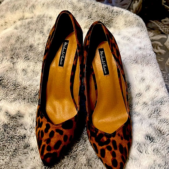 Michael Antonio Shoes - Cheetah print heels